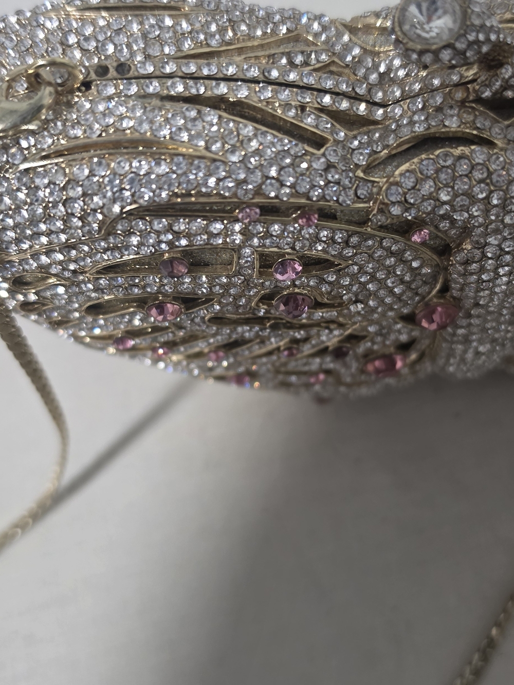Butterfly Swaroski Crystal - Evening Clutch - Picture 3 of 12